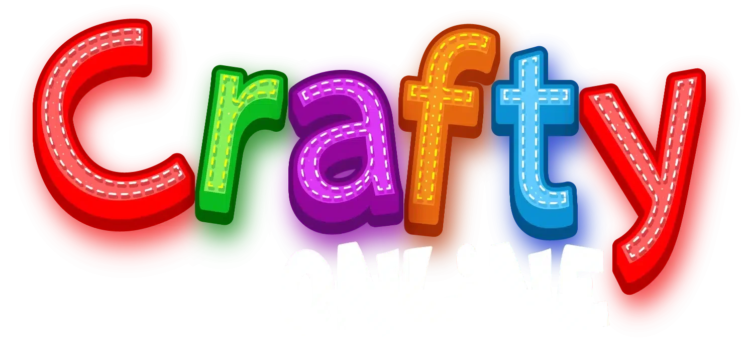 Crafty Online Logo White